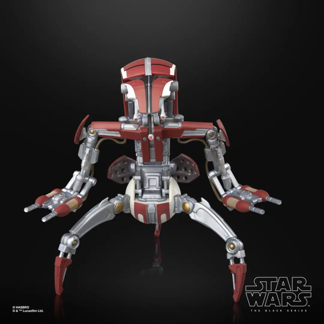 Star Wars The Black Series KX Security Droid & Droideka - Actiefiguurset 15cm - afbeelding 6 van 6
