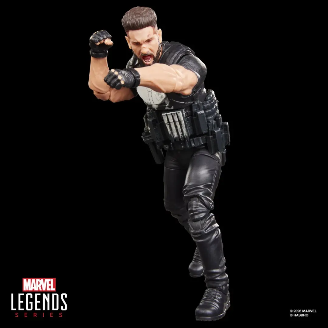 Marvel Legends Series Punisher G34885L0 Actiefiguur - 15cm - Zwart