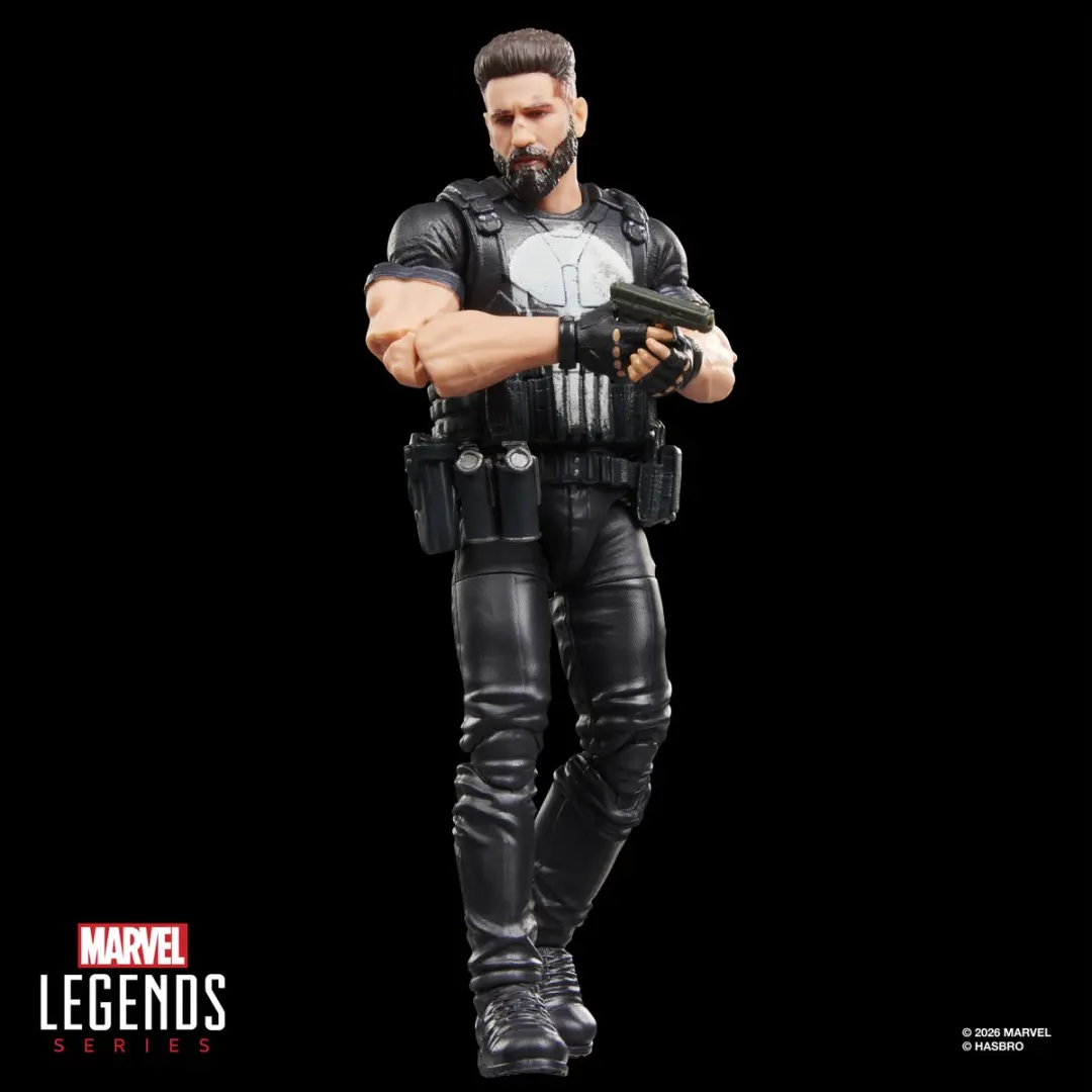 Marvel Legends Series Punisher G34885L0 Actiefiguur - 15cm - Zwart - afbeelding 6 van 6