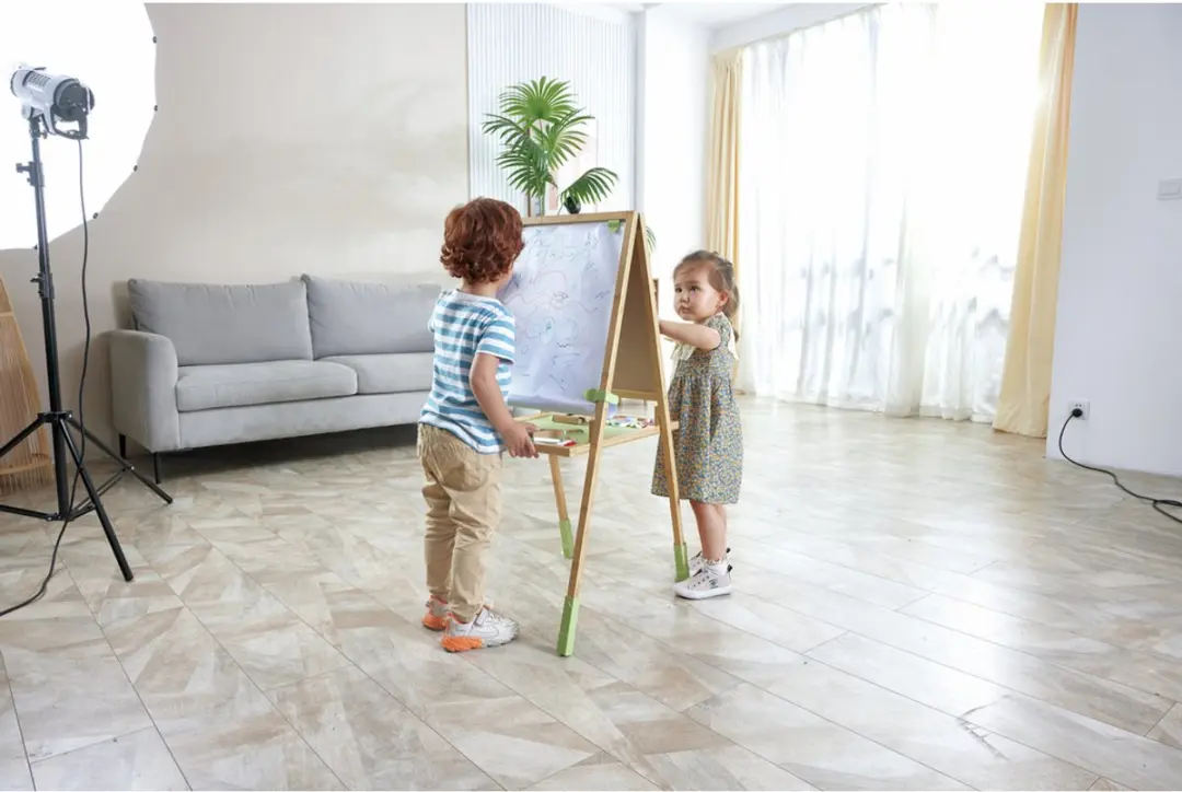 Hape Bamboe Schildersezel 3-in-1 - Groen