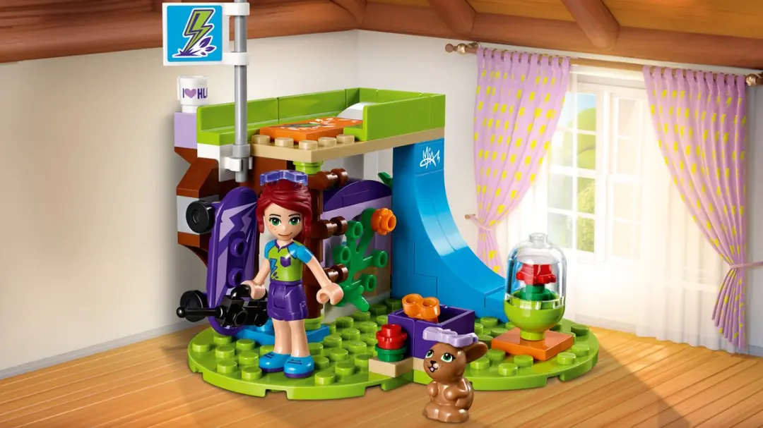 LEGO Friends Mia's Slaapkamer 41327 - 86 Stukken