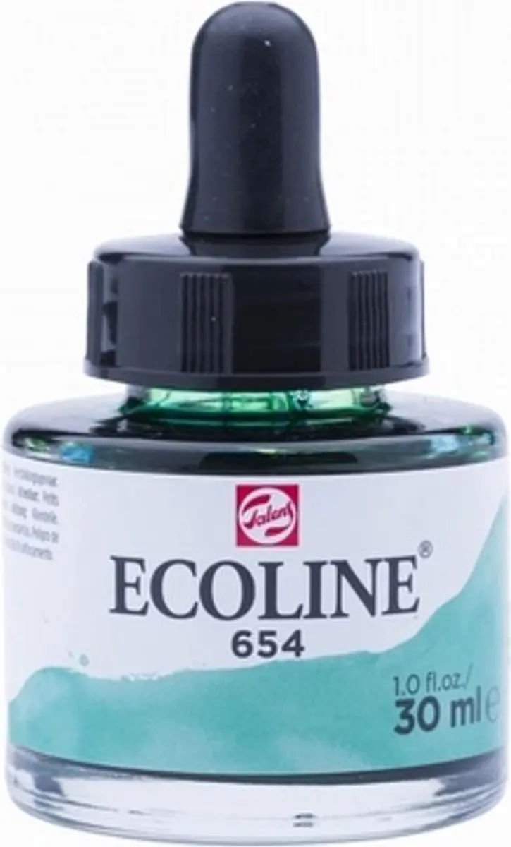 Talens Ecoline Vloeibare Waterverf Dennengroen 30ml