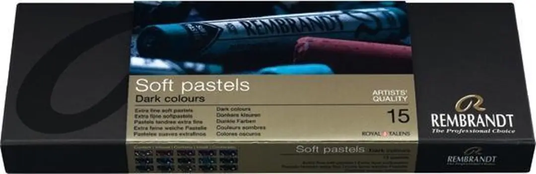 Rembrandt Softpastels Pastelkrijt - 15 Kleuren Assorti