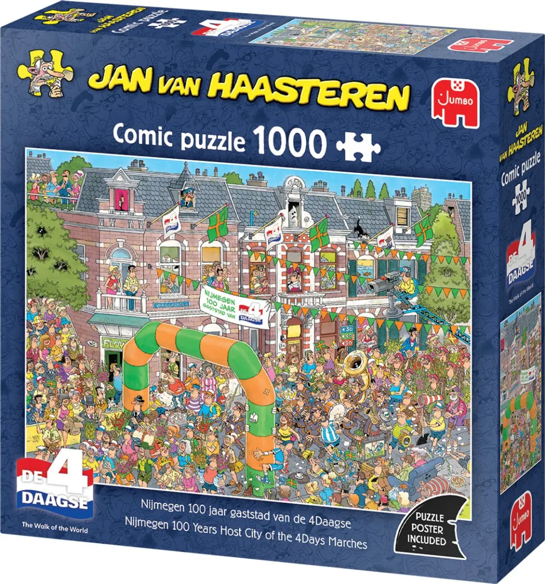 Jan van Haasteren Nijmegen Vierdaagse Special Legpuzzel 1000 Stuks - Meerkleurig