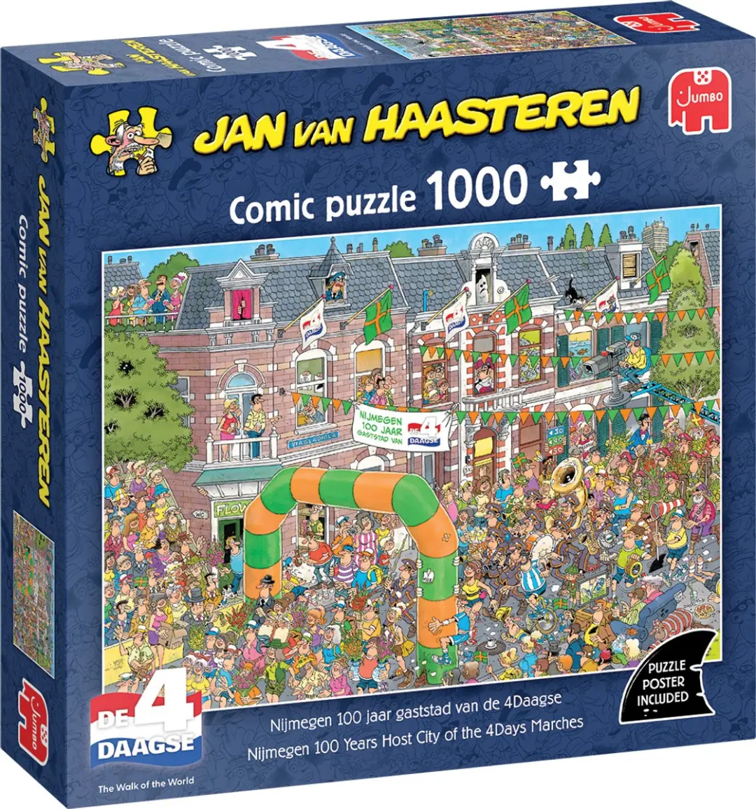 Jan van Haasteren Nijmegen Vierdaagse Special Legpuzzel 1000 Stuks
