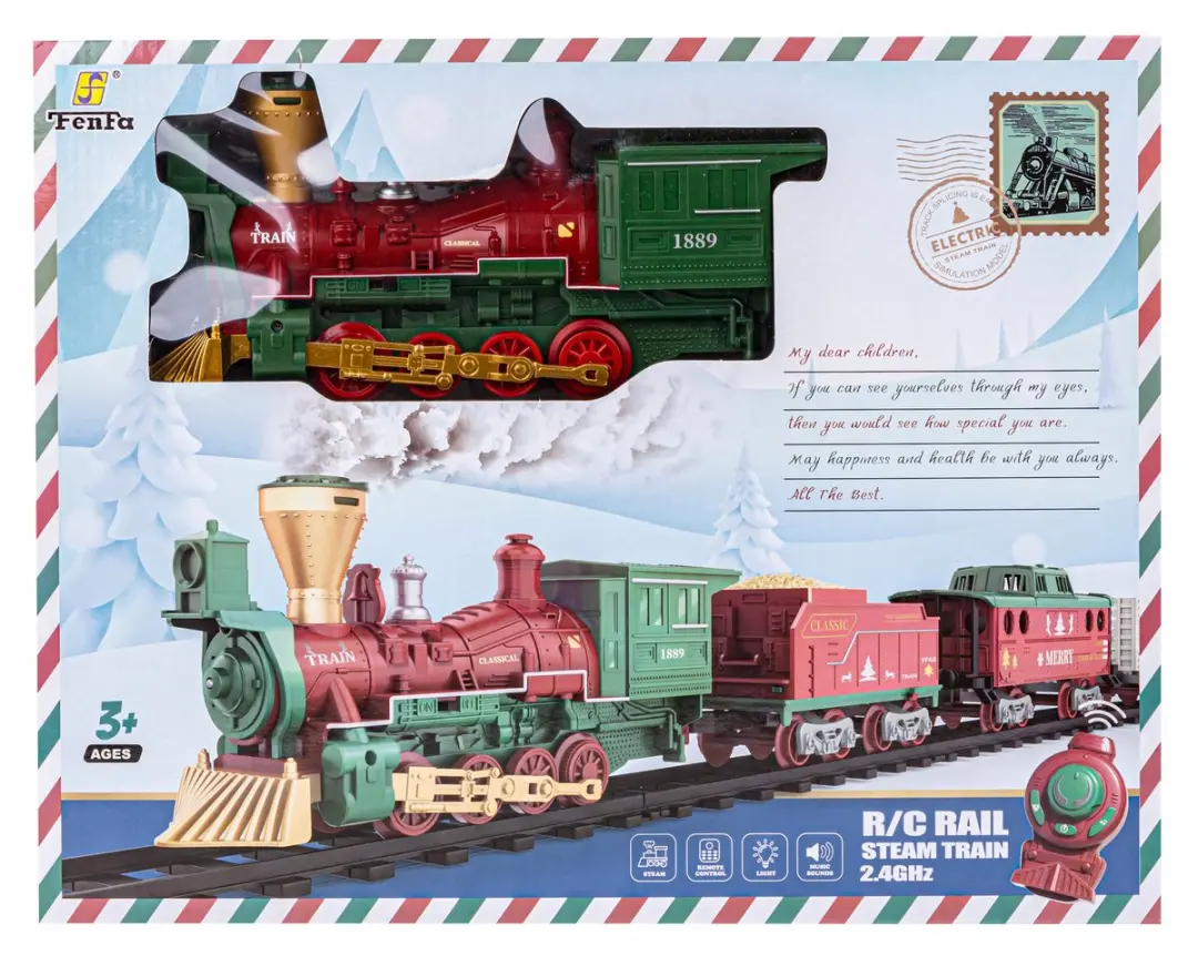 NIKKO RC Stoomtrein Afstandsbediening 2.4GHz - Rood/ Groen