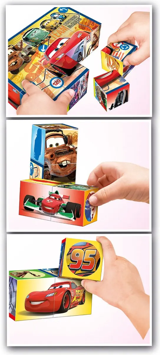Clementoni Blokken 12 Multi Play Cars - Meerkleurig - afbeelding 3 van 5