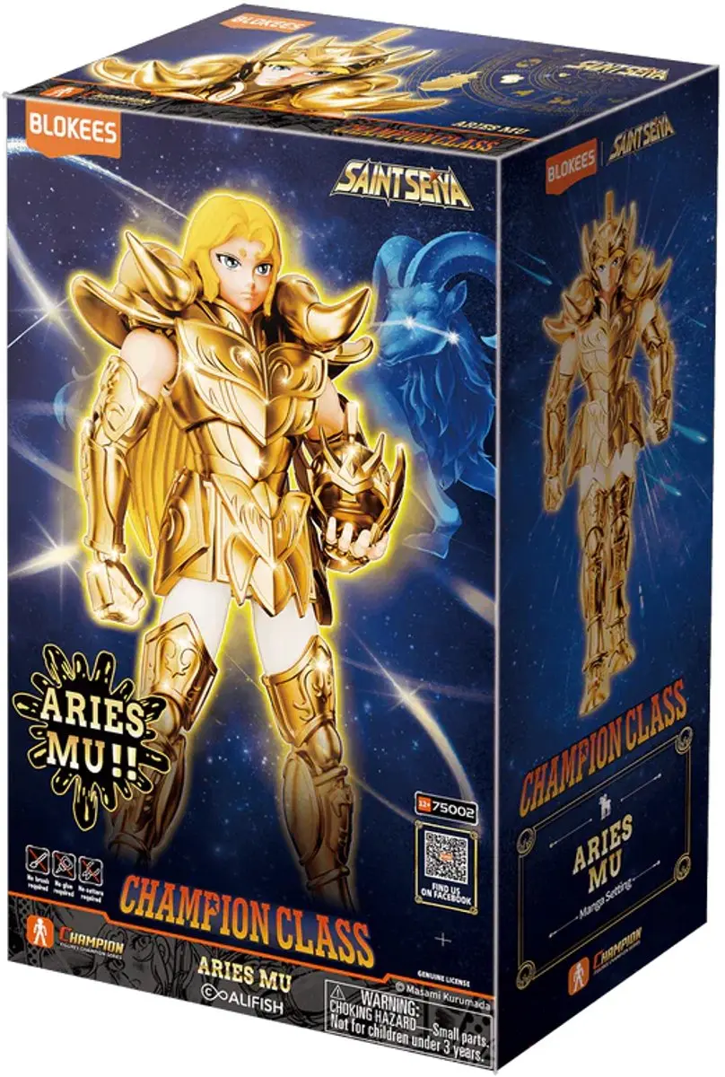 Hasbro Blokees Saint Seiya Aries Mu Champion Class 75002