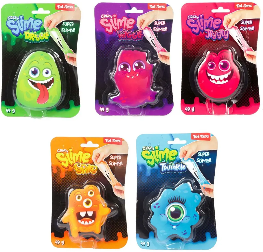Toi-Toys Crazy Slime Slijm Monster - Multi kleuren