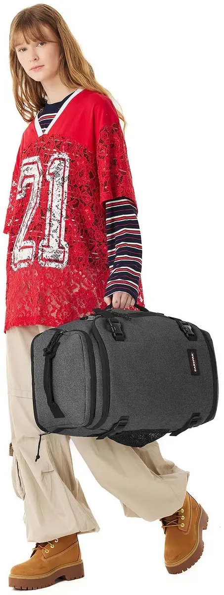 Eastpak Duffel Backpack EK0A5BHJ 77H - 30L - 17 inch - Black Denim