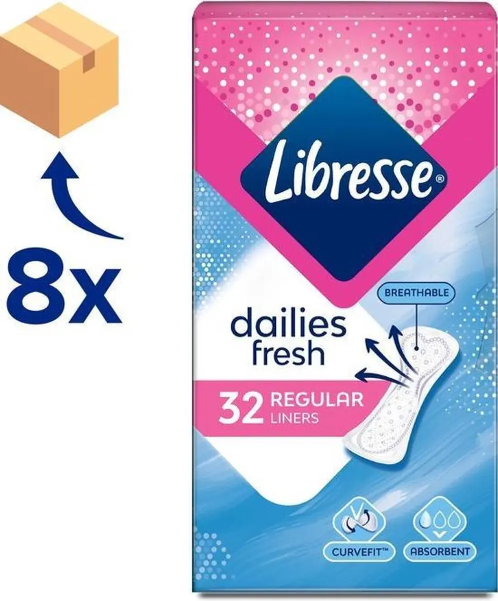 Libresse Normal Inlegkruisjes 256 Stuks - afbeelding 2 van 6
