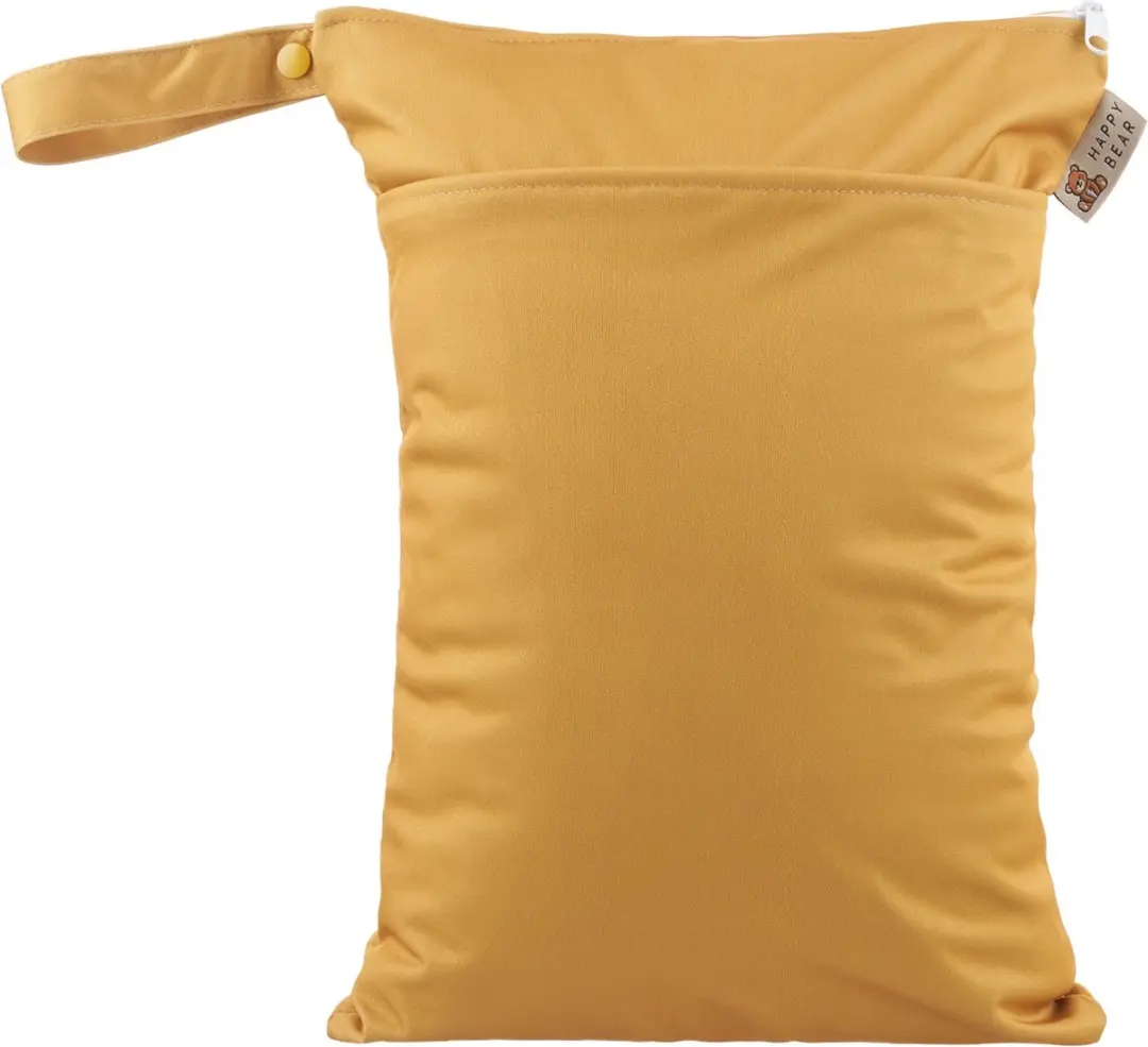 HappyBear Wetbag Ocher Waterdichte Luiertas 30x40cm