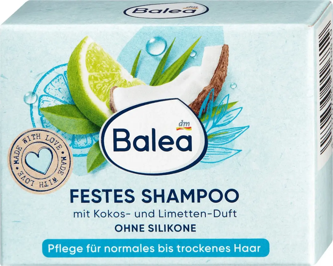 Balea Vaste Shampoo Kokos & Limoen 60g