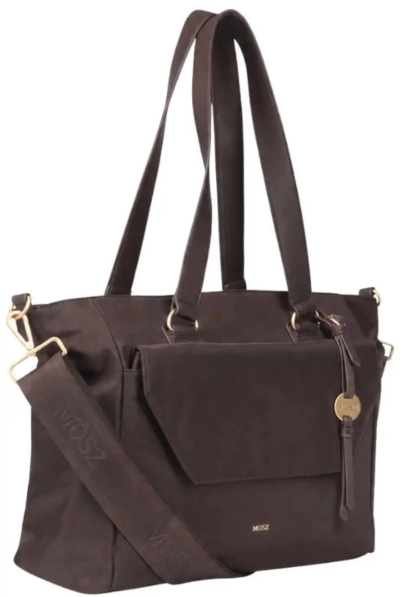 Mosz Denise Laptoptas 15.6 inch - Donkerbruin - 3 Vakken