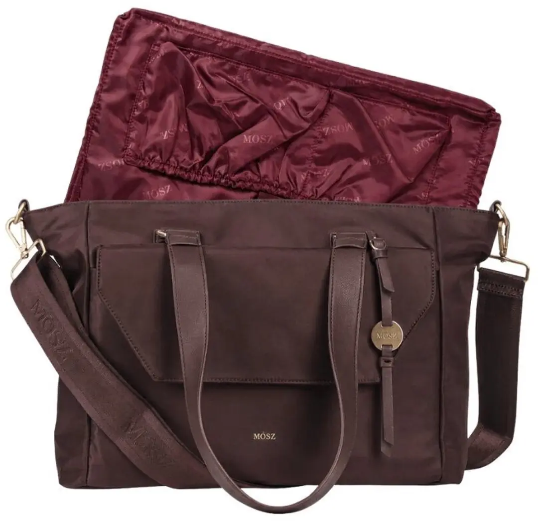 Mosz Denise Laptoptas 15.6 inch - Donkerbruin - 3 Vakken