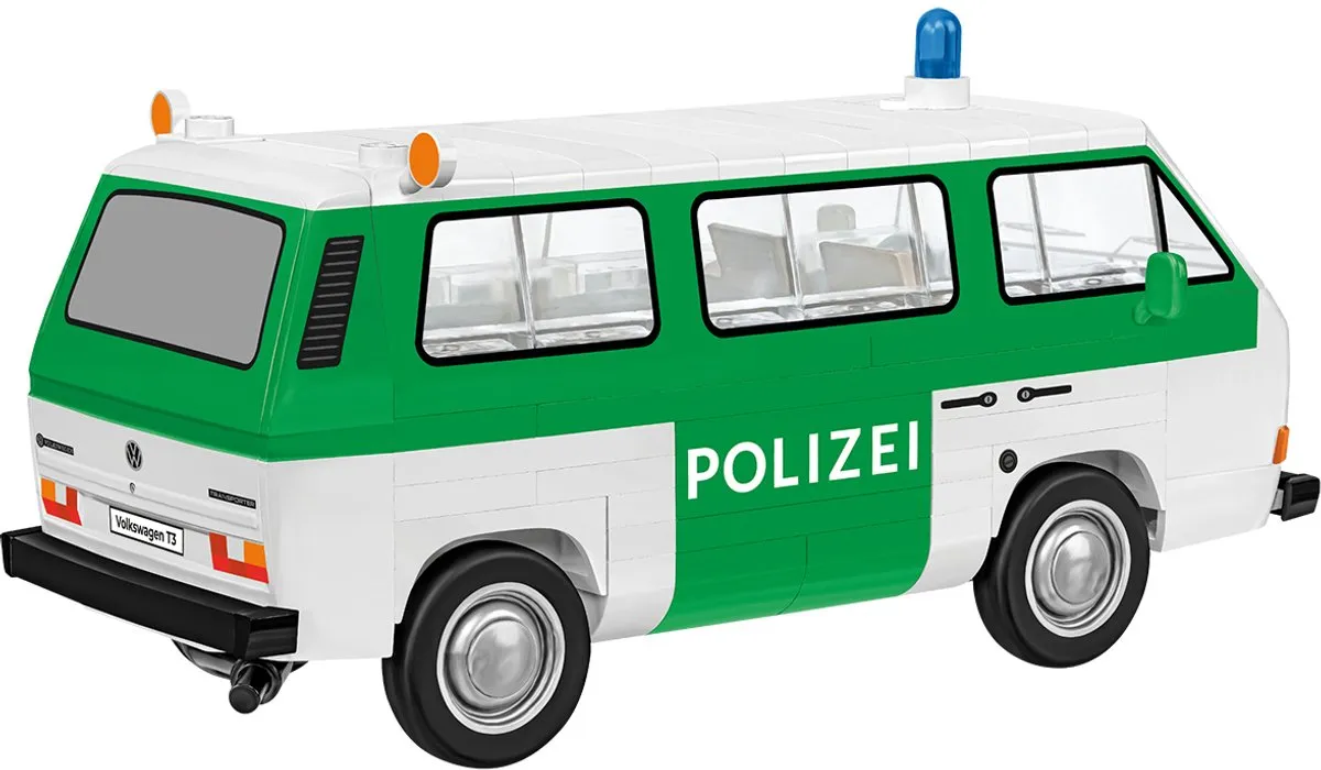 Cobi VW T3 Polizei 144 Stukken - Groen/Wit