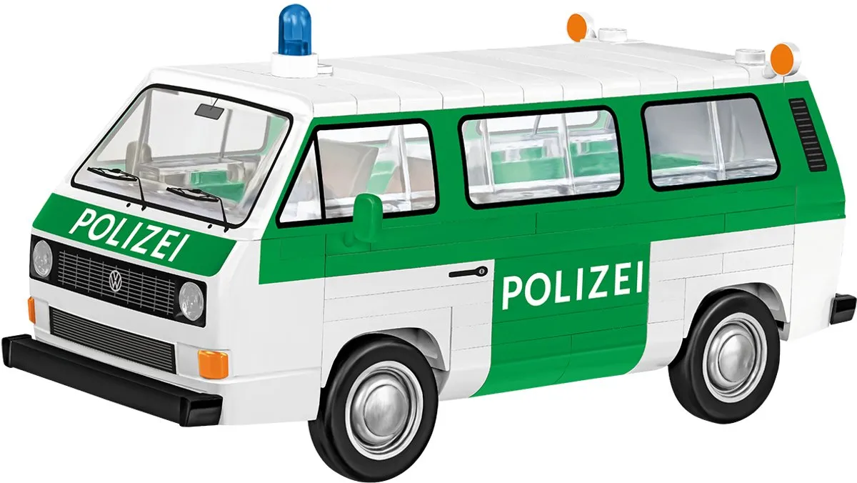 Cobi VW T3 Polizei 144 Stukken - Groen/Wit