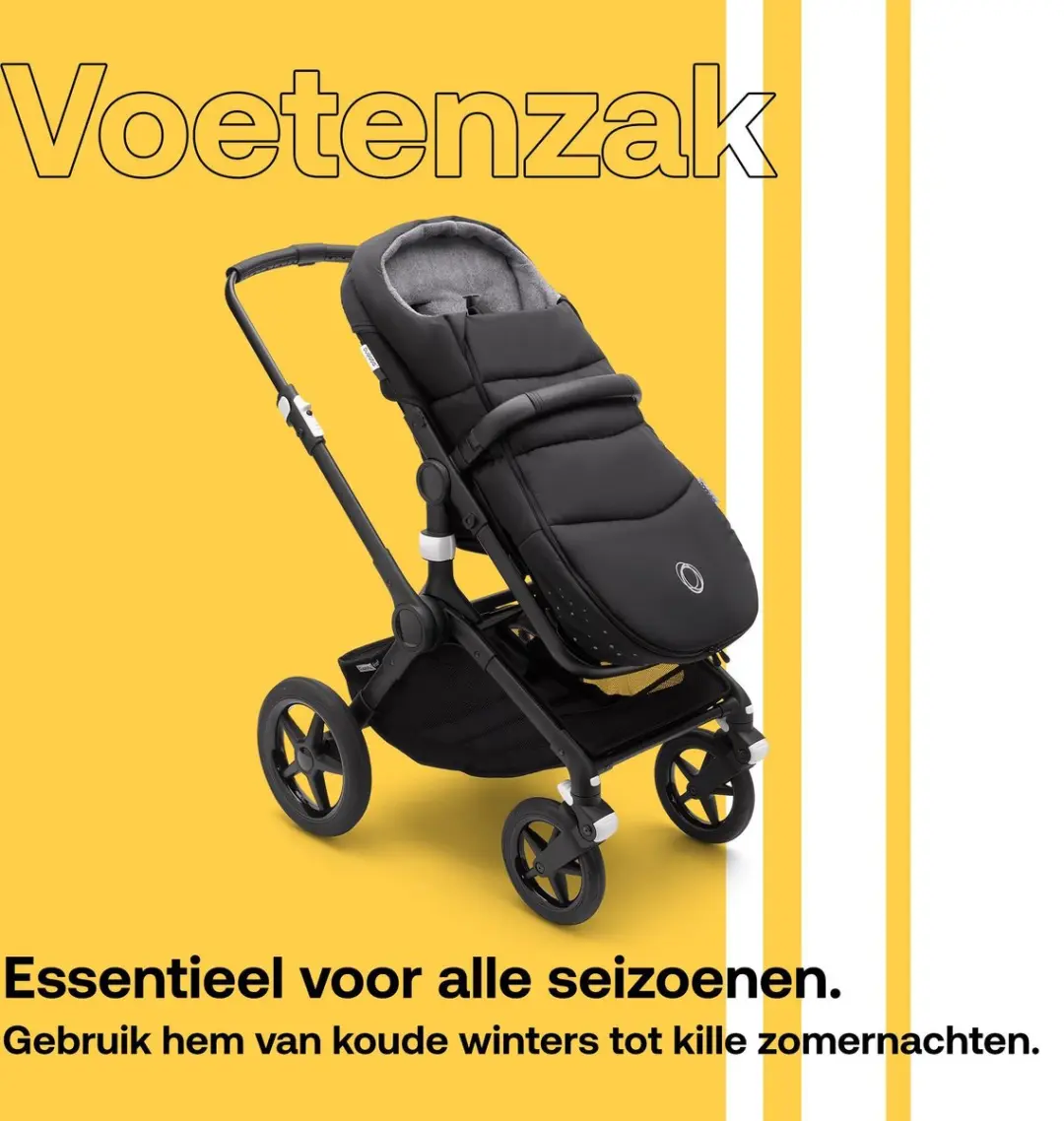Bugaboo Voetenzak Midnight Black - All-season & Waterdicht