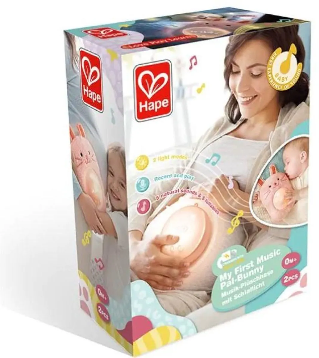 Hape Baby Muziekkonijn Roze - afbeelding 6 van 6