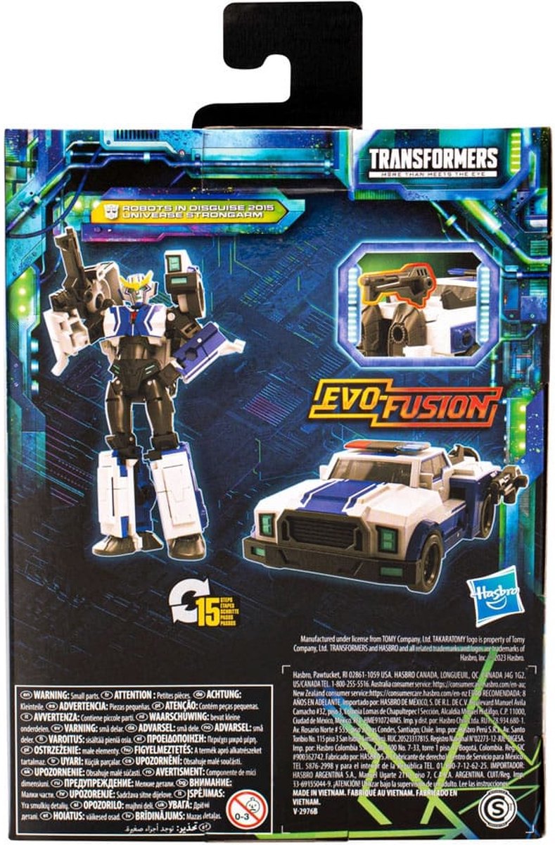 Hasbro Transformers - Generations Legacy Evolution Deluxe Class Robots In Disguise 2015 Universe Strongarm 14 cm Actiefiguur - Multicolours
