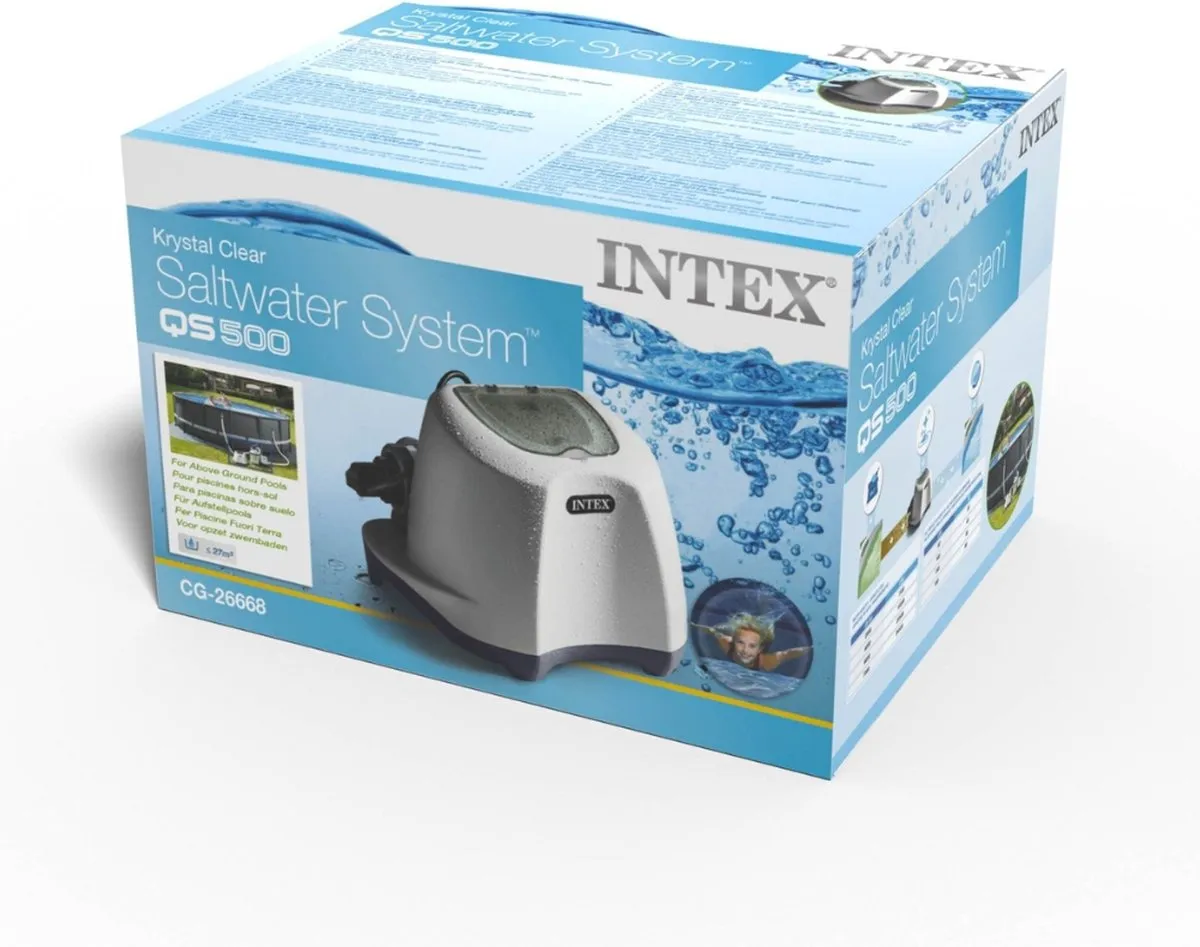 Intex QS500 Zwembad Zoutwatersysteem 26500L/h - Wit