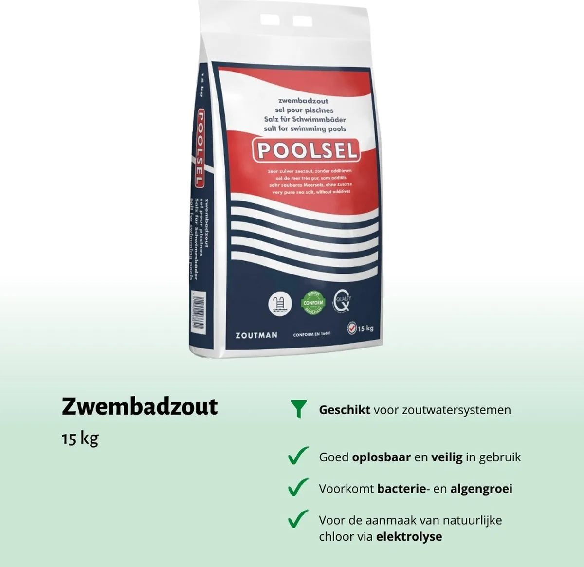 Intex QS500 Zwembad Zoutwatersysteem 26500L/h - Wit