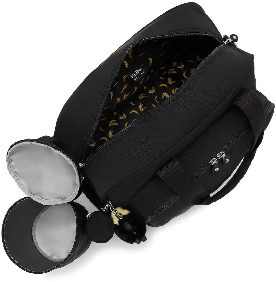 Kipling Camama Luiertas 43.5cm - tiny black noir