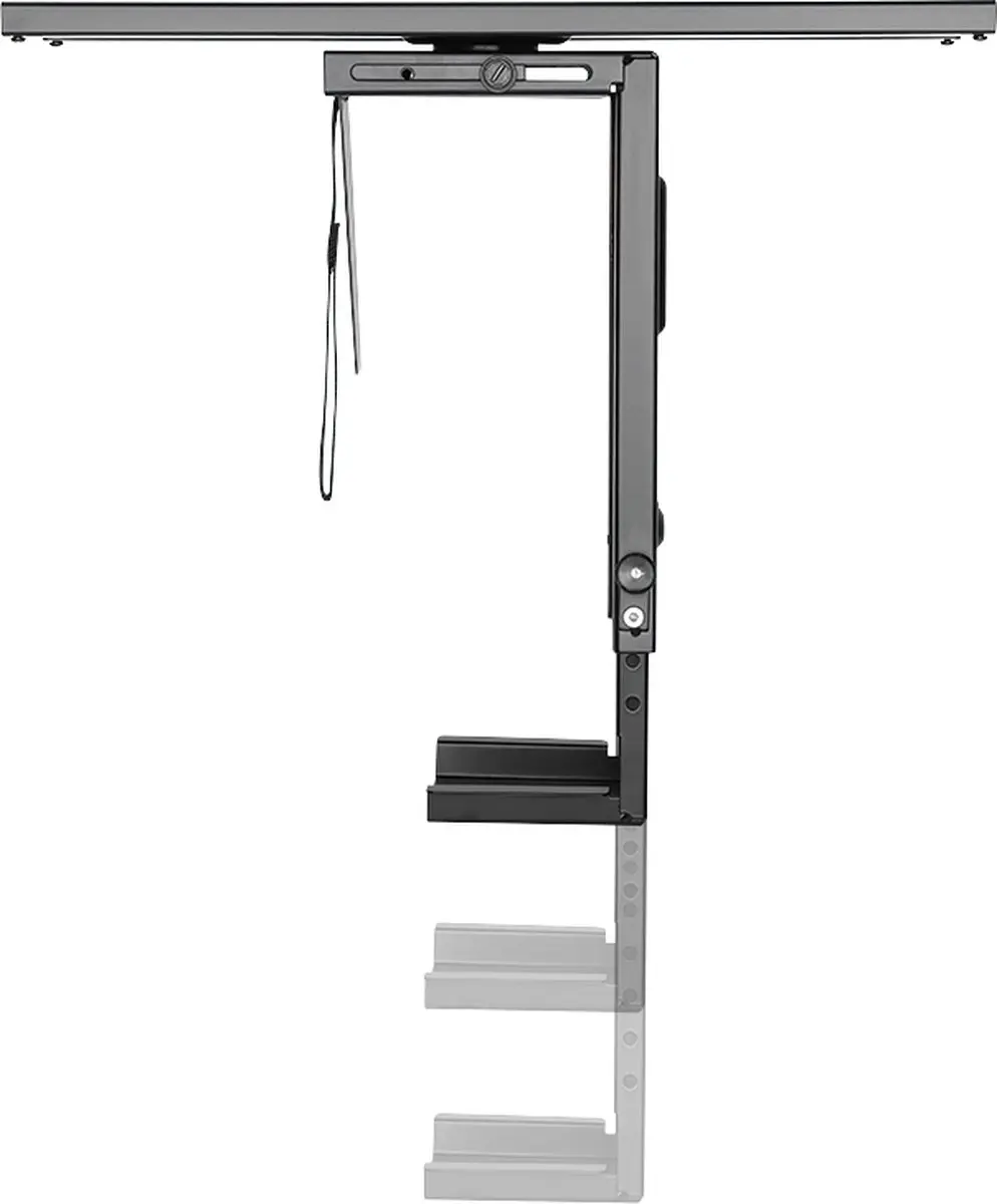 Logilink EO0004 PC-houder Onder tafel - 10 kg - Zwart