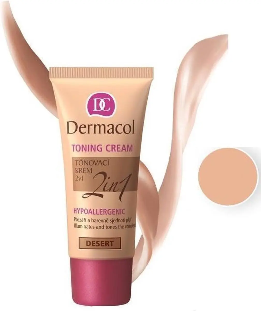 Dermacol Toning Cream 2-in-1 30g - Natural