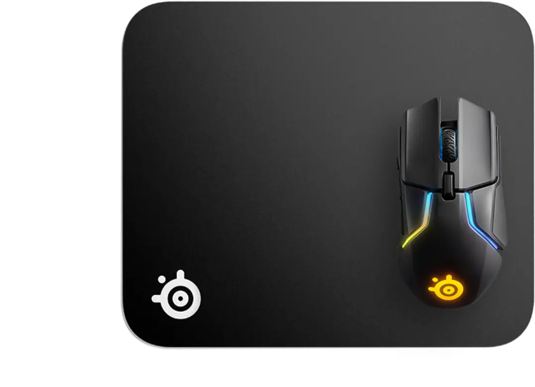 SteelSeries QcK Heavy Gaming Muismat Medium 32x27cm - 6mm - Zwart - afbeelding 6 van 6