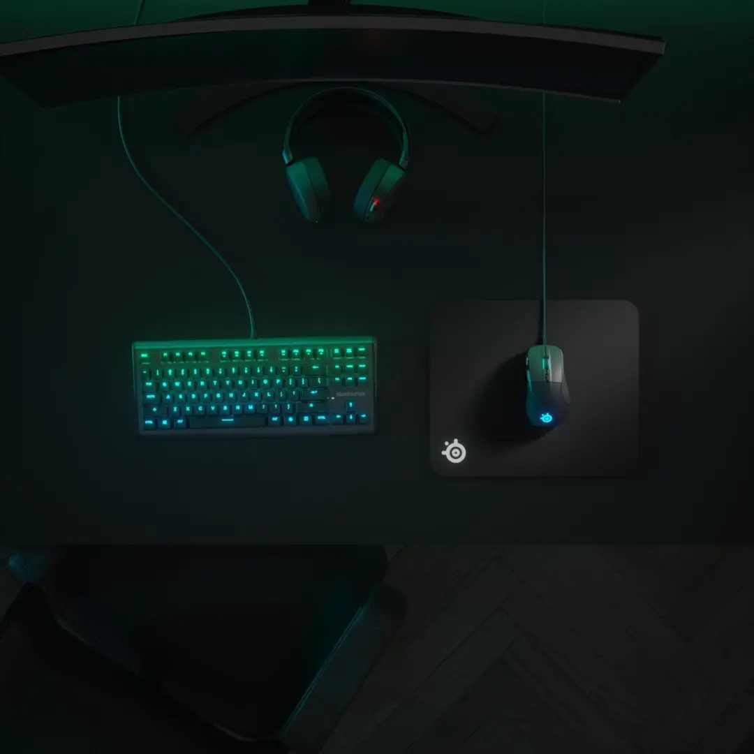 SteelSeries QcK Heavy Gaming Muismat Medium 32x27cm - 6mm - Zwart