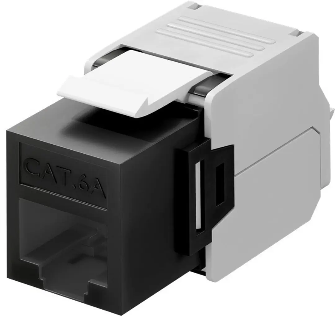 Goobay Keystone Module RJ45 CAT 6A UTP - Geel