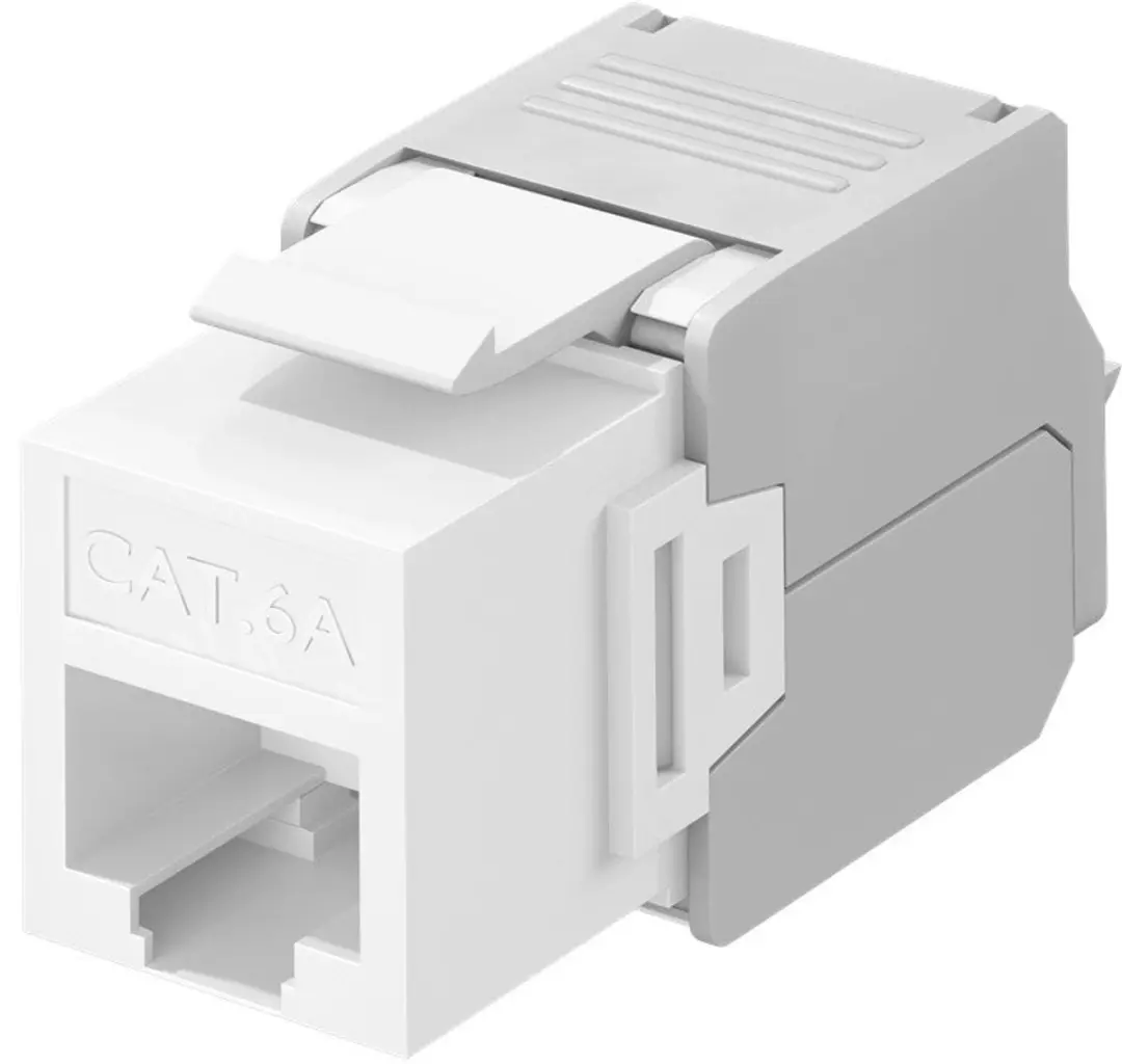 Goobay Keystone Module RJ45 CAT 6A UTP - Geel