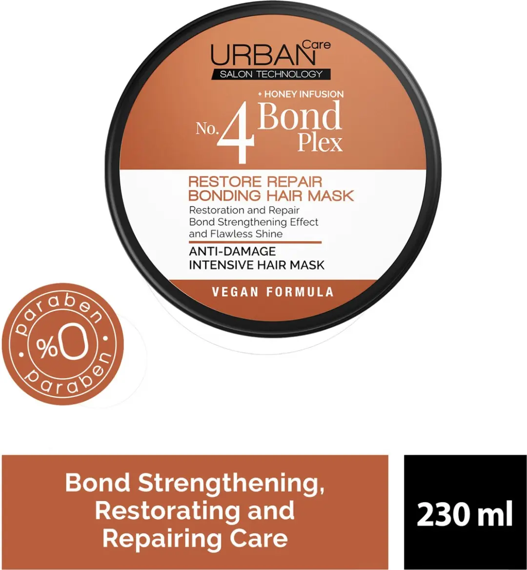 Urban Care Bond Plex Repair Haar Masker 230ml - Bruin