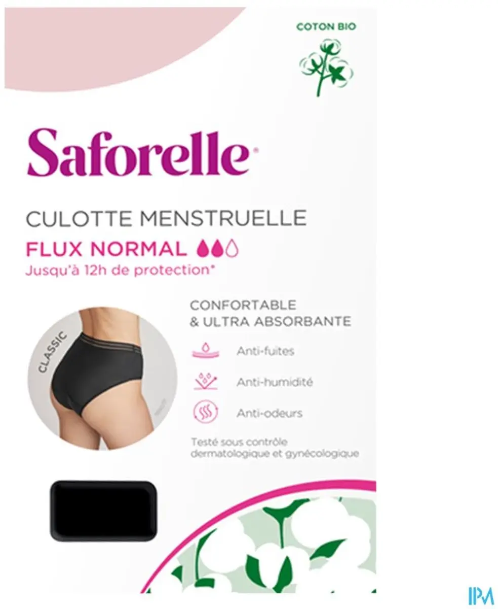 Saforelle Menstruatieslip Normale Vloed - 1 Stuk