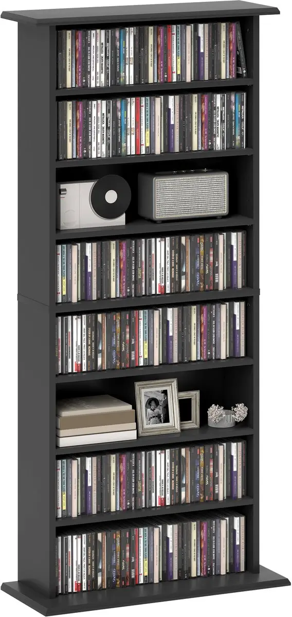 Homcom CD-opbergkast 836-603V00BK