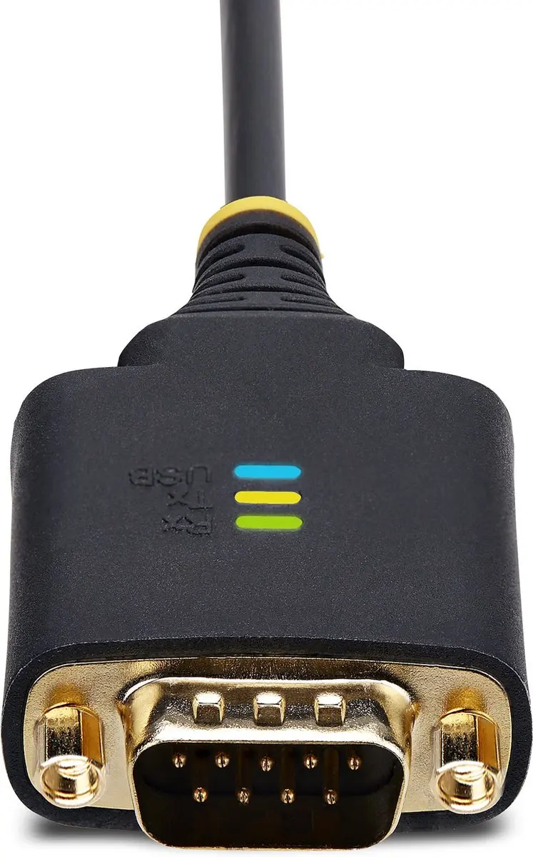 Startech 2P6FFC-USB-SERIAL USB naar RS-232 Kabeladapter - Zwart/Grijs