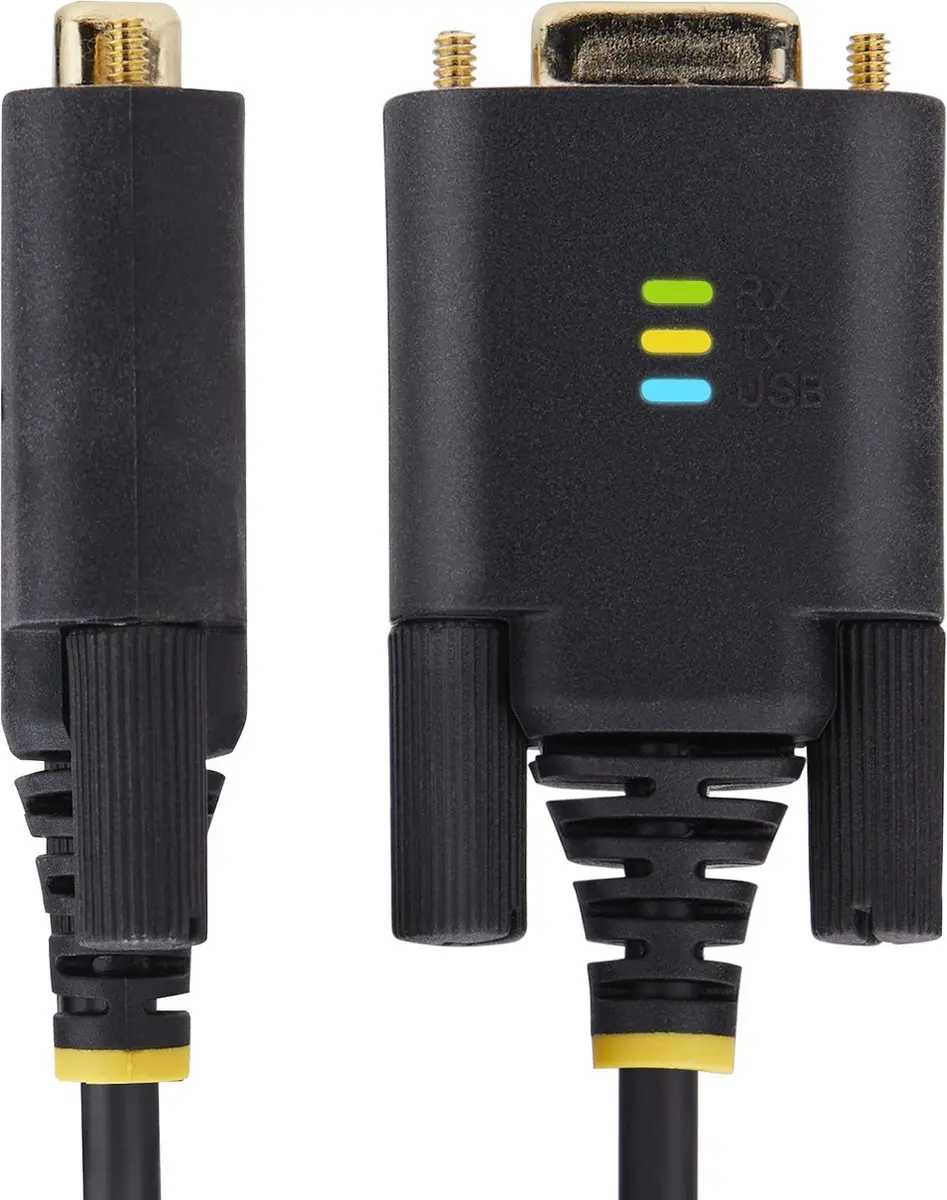 Startech 2P6FFC-USB-SERIAL USB naar RS-232 Kabeladapter - Zwart/Grijs