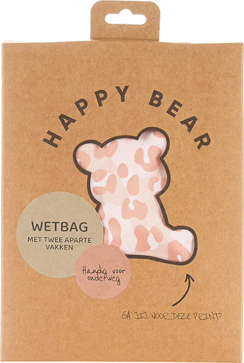 HappyBear Wetbag Roar Luiertas - 2 Waterdichte Vakken
