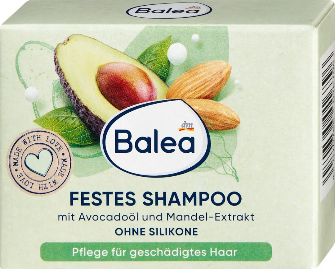 Balea Vaste Shampoo Avocado & Amandel 60g