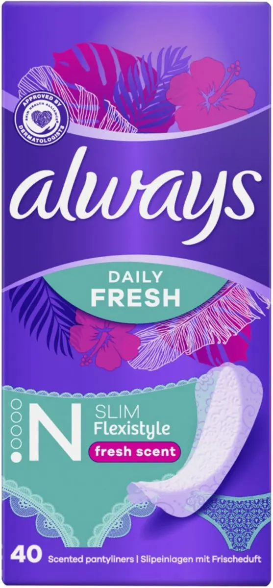 Always Daily Fresh Slim Flexistyle Inlegkruisjes 40 Stuks