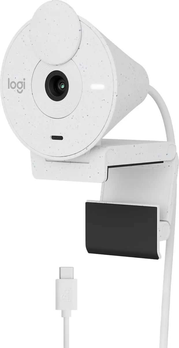 Logitech Brio 300 Webcam 1080p USB-C - Wit