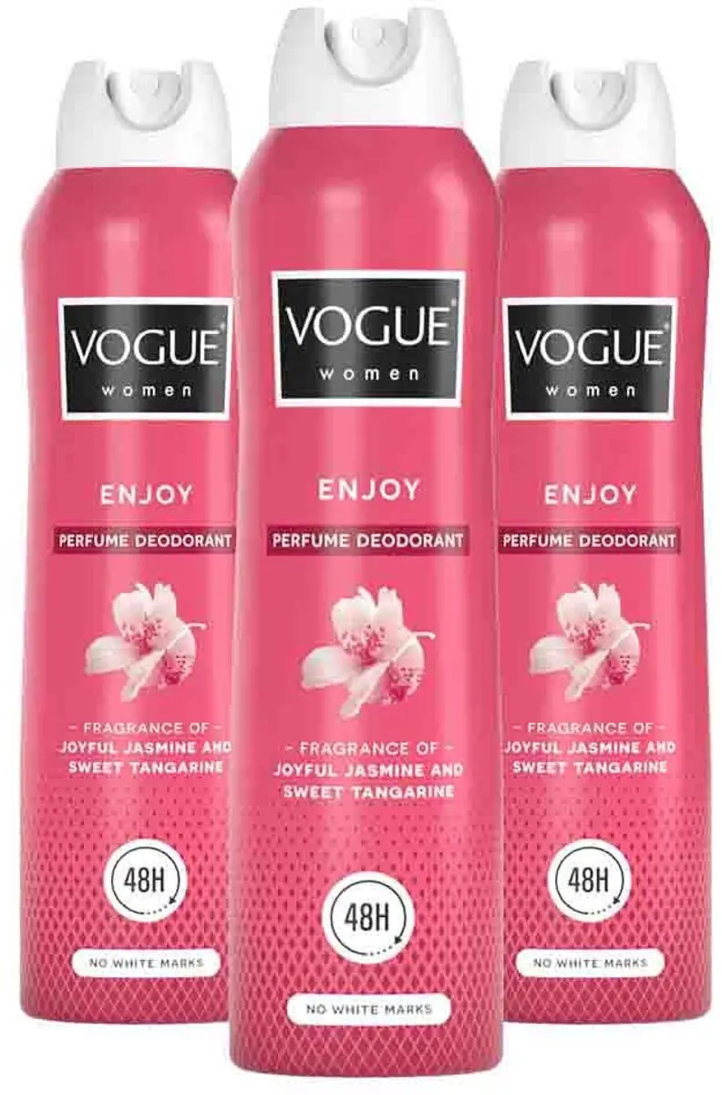 Vogue Enjoy Deo Voordeelverpakking 3x150ml - afbeelding 6 van 6