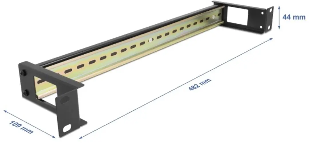 Delock 67031 Inschuifsysteem 19 inch 1 HE