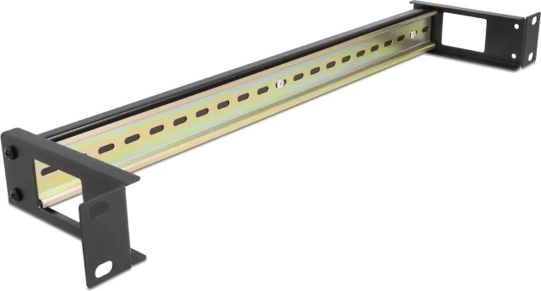 Delock 67031 Inschuifsysteem 19 inch 1 HE - Zwart
