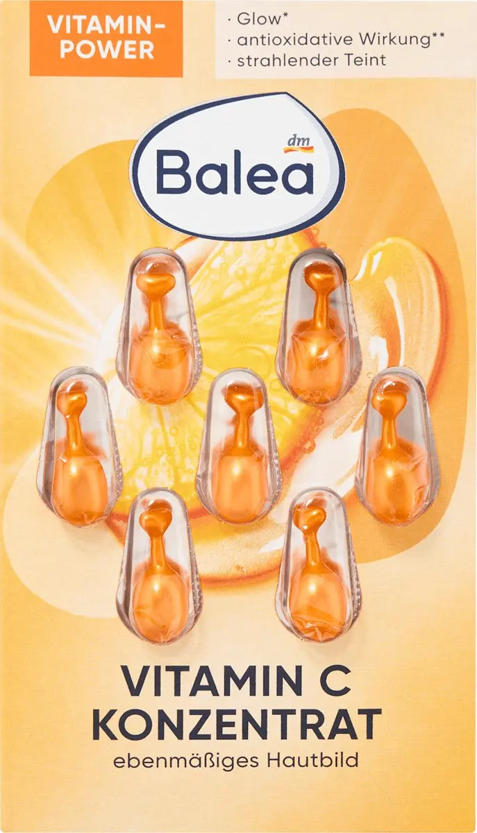 Balea Vitamine C Gezichtsconcentraat 7 Capsules