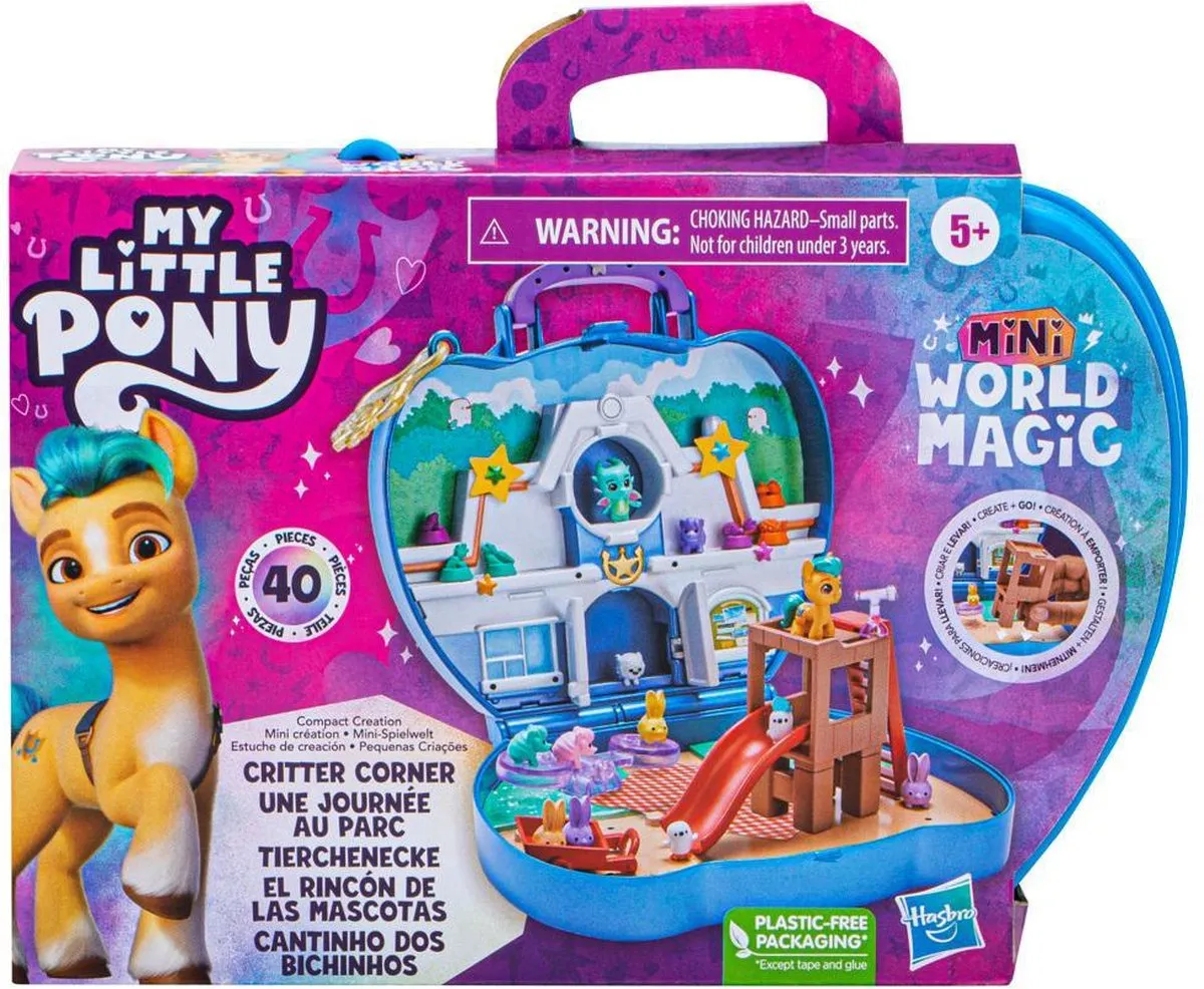 Hasbro My Little Pony Mini World Magic Compact Speelset - Multicolor - afbeelding 6 van 6