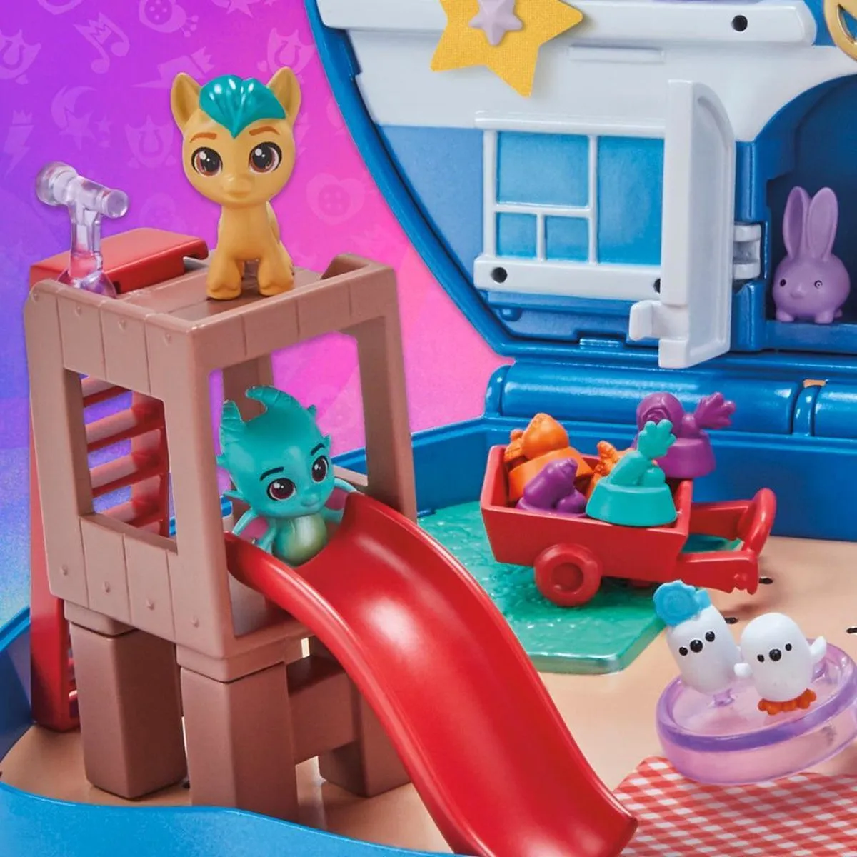 Hasbro My Little Pony Mini World Magic Compact Speelset - Multicolor - afbeelding 3 van 6