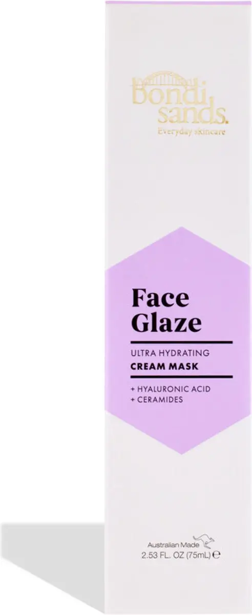 Bondi Sands Face Glaze Cream Mask 75ml - Wit