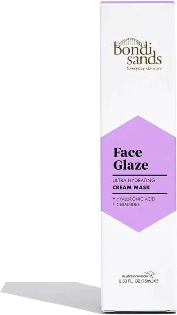 Bondi Sands Face Glaze Cream Mask 75ml - Wit